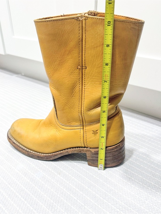 Frye Shoes - Frye Campus Boots Vintage Leather Banana Yellow Womens 8